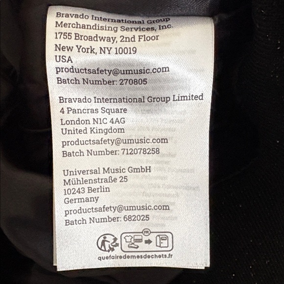 Taylor Swift The Life of a Showgirl Got A Wi$hli$t Bomber Jacket Black Size 3X - Picture 14 of 16